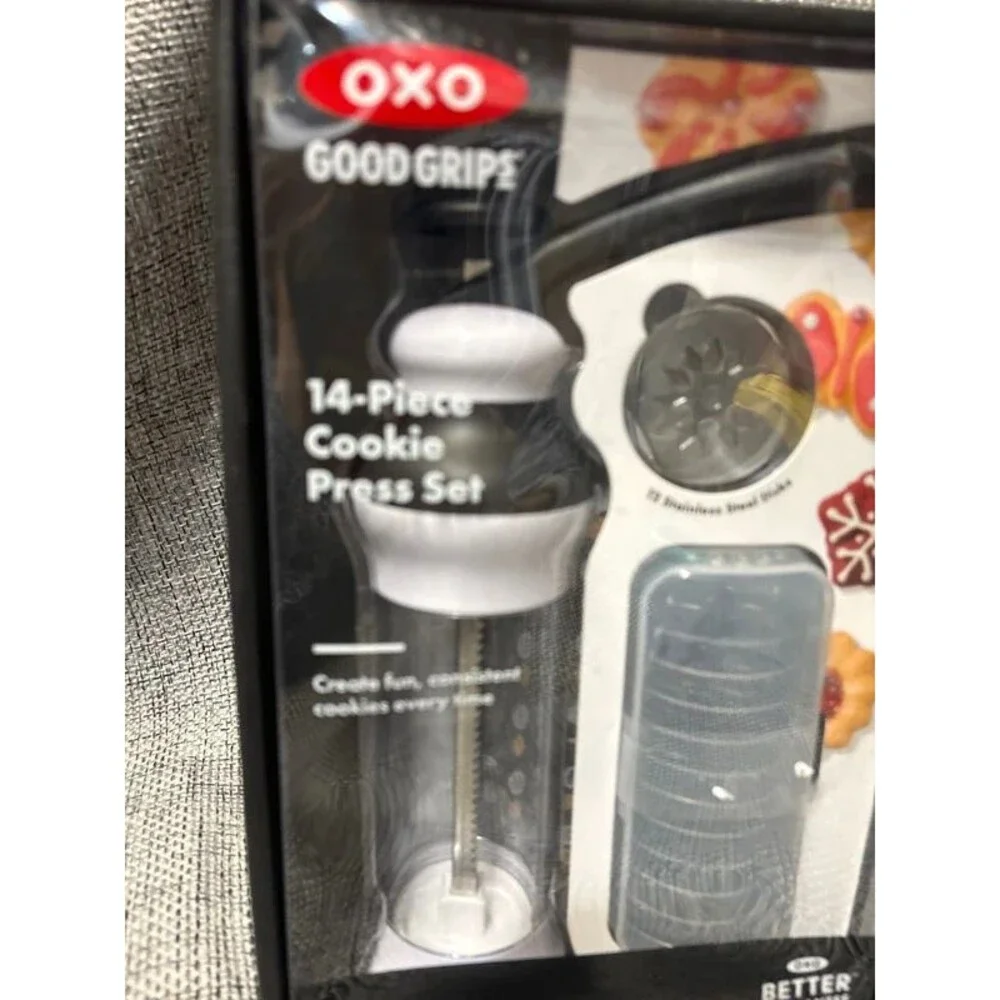 OXO Good Grips 14-Piece Cookie Press Set
